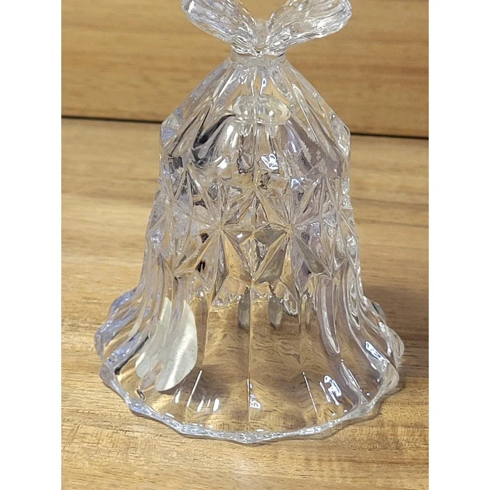 Vintage Bell 24% Lead Crystal Butterfly Bell 3